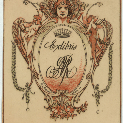 image for: Alexandre de Riquer - Ex-libris ARY [Alexandre de Riquer Ynglada] - 1904
