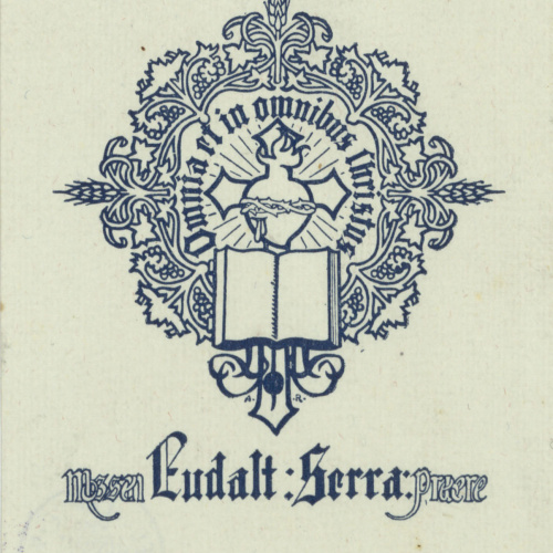 image for: Alexandre de Riquer - Ex-libris Eudalt Serra - Posterior a 1912