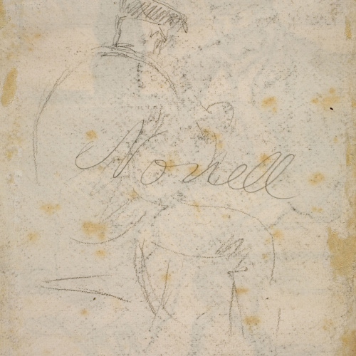 image for: Isidre Nonell - Home assegut (anvers) / Home assegut (revers) - Cap a 1890-1900 [1]