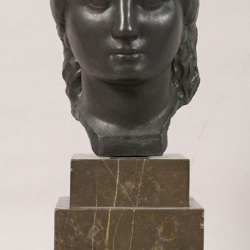 Enric Casanovas - Estudi de cap - 1920 image for: Enric Casanovas - Estudi de cap - 1920