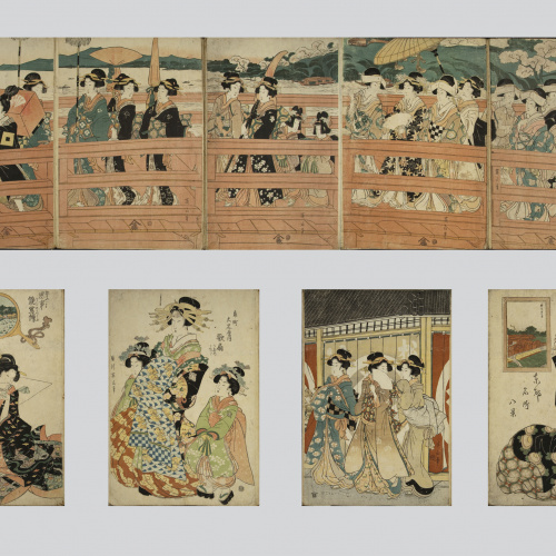image for: Utagawa Kunisada (Toyokuni III) - Ukiyo-e (àlbum amb cinquanta-dues estampes) - Finals del segle XVIII – mitjan segle XIX