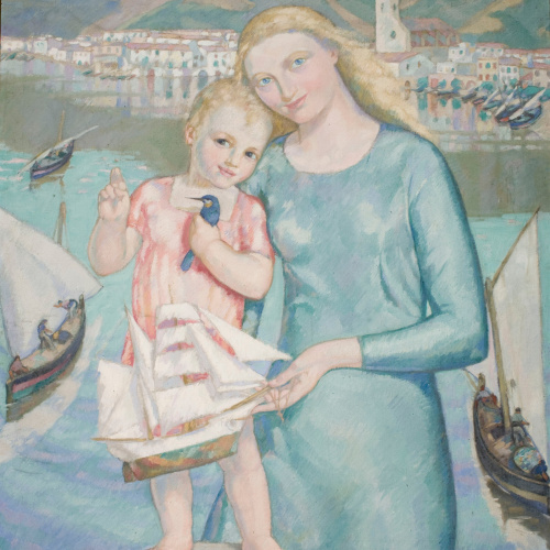 image for: Francesc d&#039;Assís Galí - Maternitat - Cap a 1922