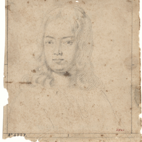 image for: Antoni Viladomat - Retrat masculí - Cap a 1720-1755