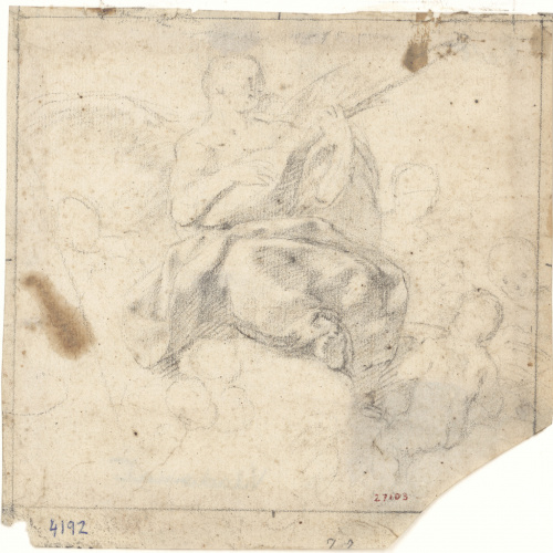 image for: Antoni Viladomat - Àngel músic - Cap a 1720-1740