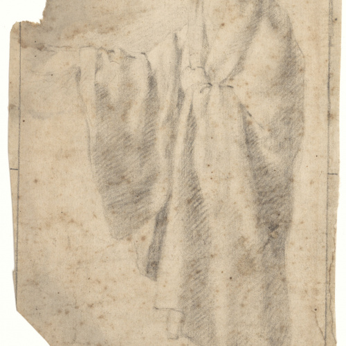 image for: Antoni Viladomat - Estudi de figura - Cap a 1720-1740