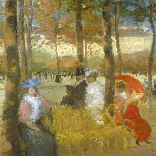 image for: Joaquim Sunyer - Jardins del Luxembourg - París, cap a 1905