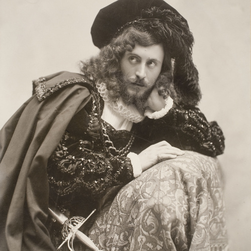image for: Pau Audouard - Retrat d&#039;Eusebi Bertrand Serra vestit de Hamlet - No datat