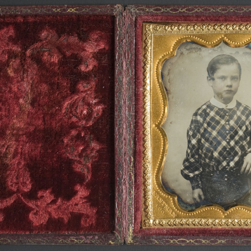 image for: Anònim - Retrat de nen - Entre 1839-1860