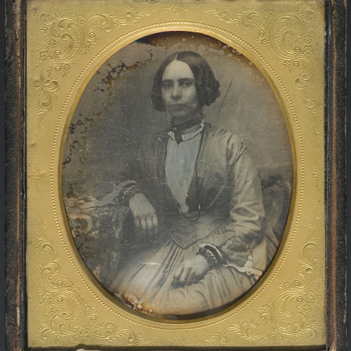 image for: Anònim - Retrat de dona - Entre 1839-1860