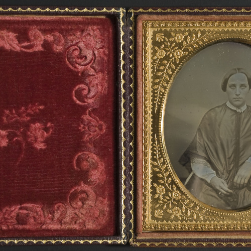 image for: Anònim - Retrat de dona - Entre 1839-1860