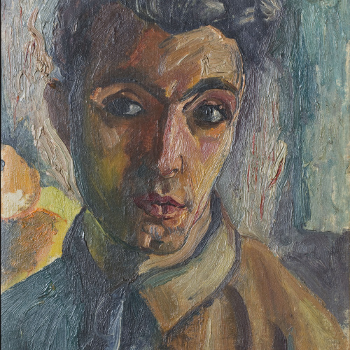 image for: Pere Daura - Autoretrat - Cap a 1914-1917