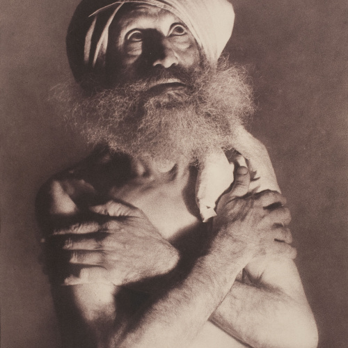 image for: Josep Maria Casals i Ariet - Home amb barba i turbant - Cap a 1935