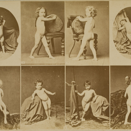 image for: Anònim - Contactes de nus infantils - Cap a 1880