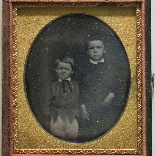 image for: Anònim - Retrat de nens - 1839-1860