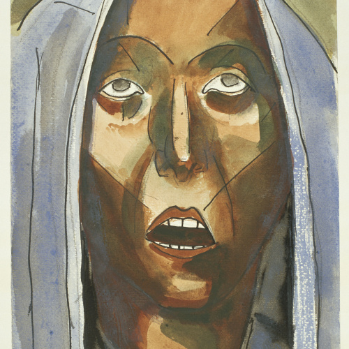 image for: Juli González - Tête de femme eploreé (Cap de noia afligida) - 1941