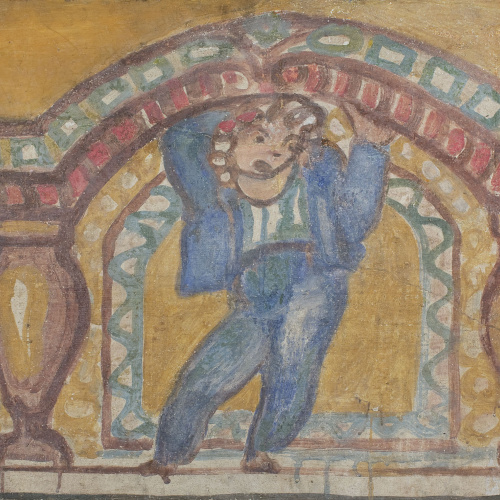 image for: Xavier Nogués - Fragment de la decoració mural del celler de les Galeries Laietanes - 1915