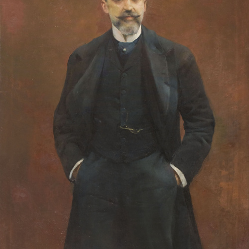 image for: Josep Cusachs - Retrat de Josep Puigcarbó - 1901