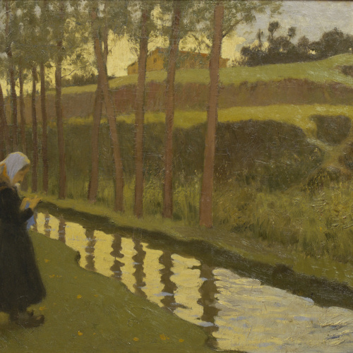 image for: Joan Llimona - Pasturant - Cap a 1901
