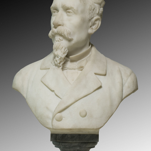 image for: Agapit Vallmitjana Barbany - Retrat de Leandro de San Germán Malet - Cap a 1885-1890