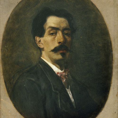 image for: Joaquim Agrassot - Autoretrat - Cap a 1885