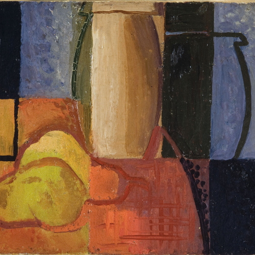 image for: Pere Daura - Natura morta amb dues gerres i dues peres - Cap a 1929