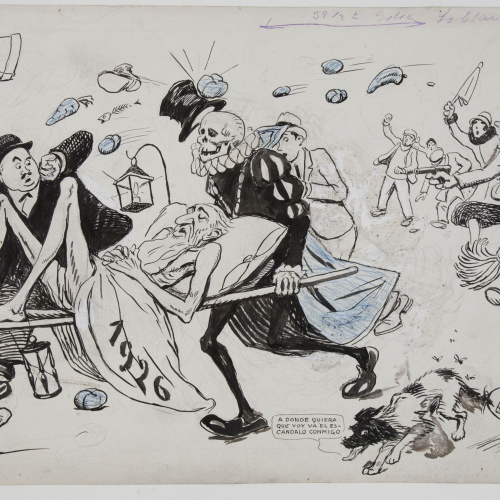 image for: Ricard Opisso - Comiat de l&#039;any 1926 - 1926