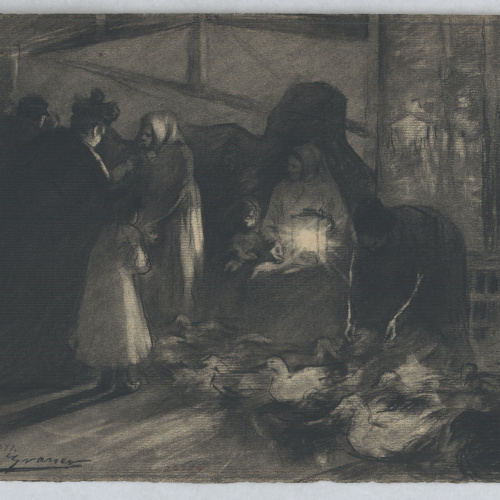 Lluís Graner - Fira d'aviram - 1896 image for: Lluís Graner - Fira d'aviram - 1896