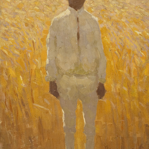 image for: Antoni Badrinas - Paisatge amb figura masculina - 1911