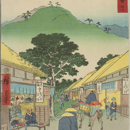 image for: Ando Hiroshige - Mariko (estació del Tokaido) - 1833-1834