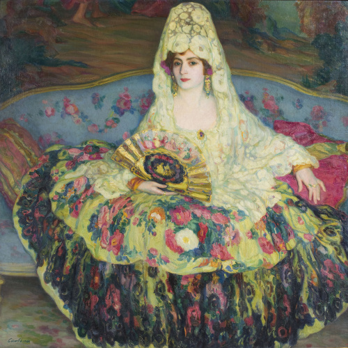 image for: Joan Cardona - Dona abillada - Cap a 1918