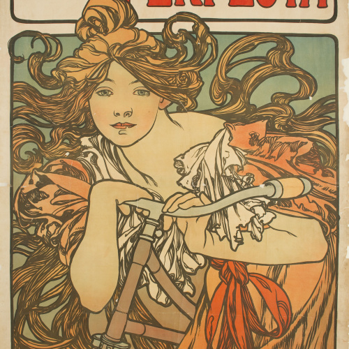 Alphonse-Marie Mucha - Cycles Perfecta - 1902 image for: Alphonse-Marie Mucha - Cycles Perfecta - 1902