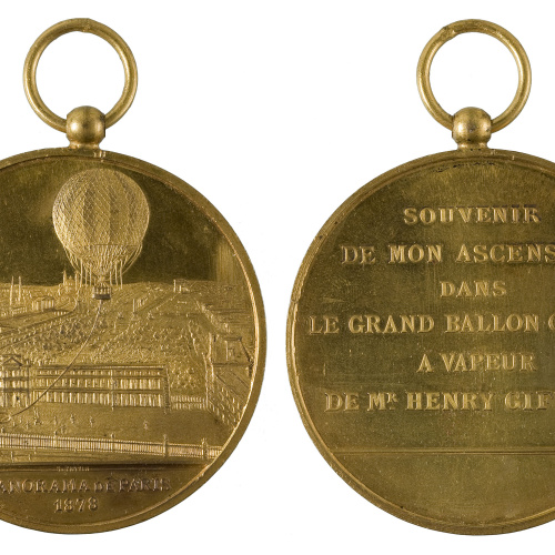 image for: Charles Trotin - Record d&#039;una ascensió en globus - 1878