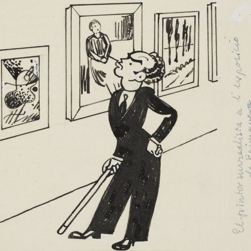 image for: Feliu Elias - El pintor surrealista a l&#039;exposició de Primavera - 1935