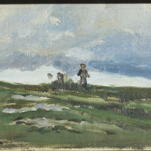 image for: Joaquim Vayreda - Nota de paisatge - Cap a 1870-1890