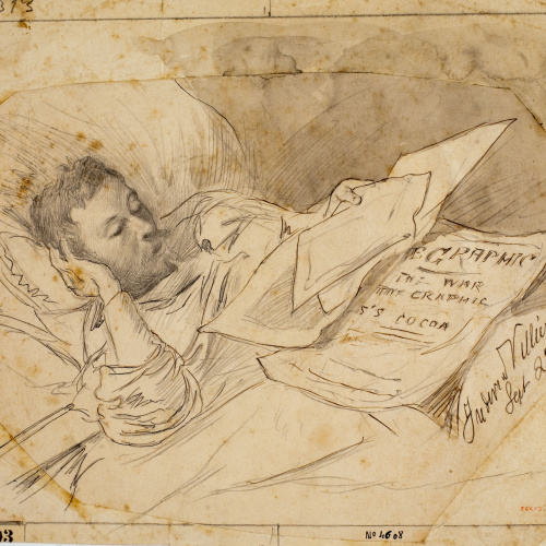 image for: Josep Lluís Pellicer - Retrat del corresponsal Juderic Villiers - 1877