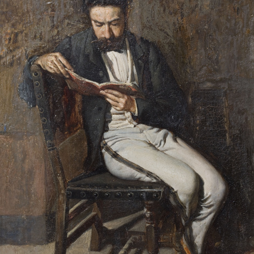 image for: Emili Casals - Retrat d&#039;un escultor - Cap a 1870-1890