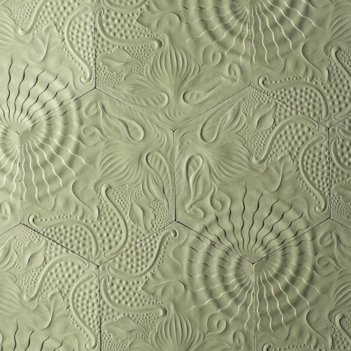 image for: Antoni Gaudí - Paviment per a la casa Milà: pop, cargol i estrella de mar - Cap a 1904-1906 [1]