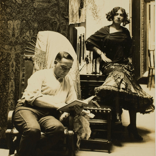 image for: Francesc Serra Dimas - Retrat del pintor Ricard Urgell al seu taller - 1904