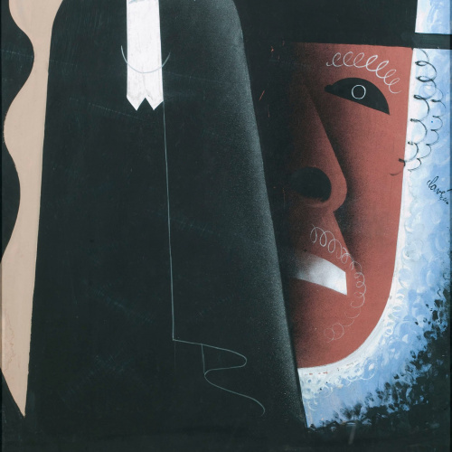 image for: Antoni Clavé - El hombre y el monstruo - 1934