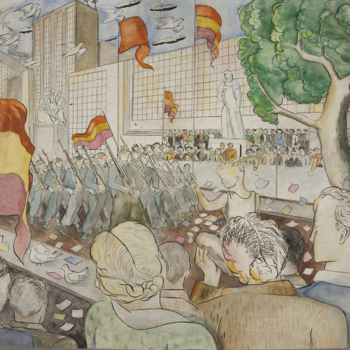 image for: José García Narezo - Desfile de los triunfadores - Cap a 1937
