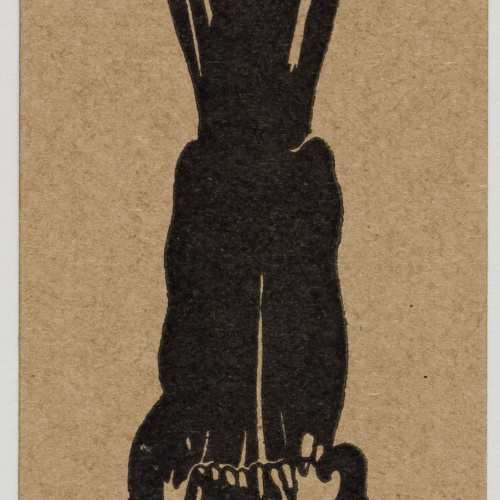 William Edgar Fisher - Ex-libris Les chats noirs - 1901 image for: William Edgar Fisher - Ex-libris Les chats noirs - 1901