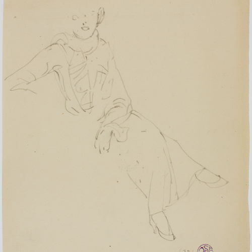 image for: Francesc Xavier Gosé - Dama asseguda - Cap a 1906-1909