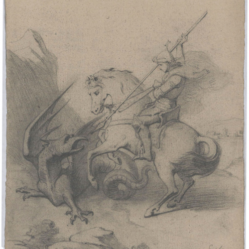 image for: Claudi Lorenzale - Sant Jordi - Cap a 1850-1870