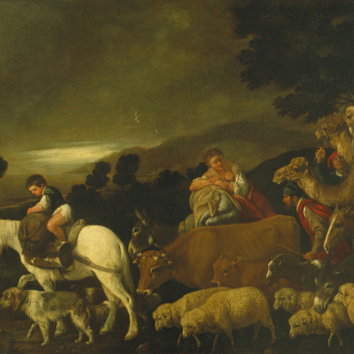 image for: Pedro Orrente - Marxa de Jacob - Cap a 1639
