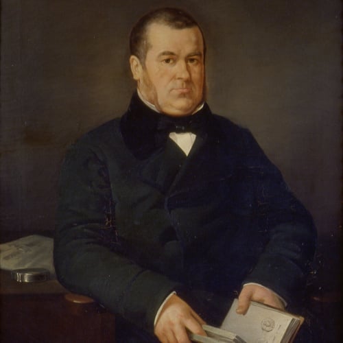 image for: Marià Fortuny - Retrat de Francesc Esteve i Sans - Barcelona, cap a 1853-1855