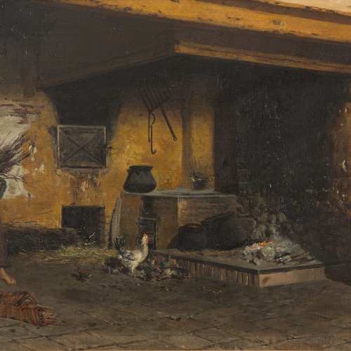 image for: Ramon Tusquets - Cuina de can Cabassa, prop de Rubí - 1868
