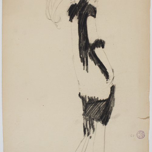 image for: Francesc Xavier Gosé - Dama d&#039;esquena - Cap a 1910