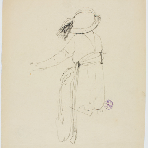 image for: Francesc Xavier Gosé - Dama d&#039;esquena - Cap a 1910