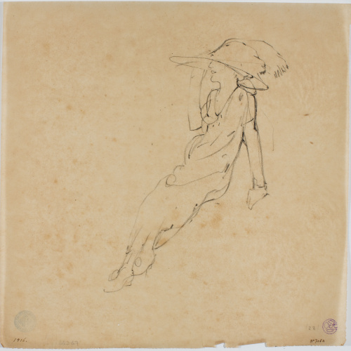 image for: Francesc Xavier Gosé - Dama asseguda - Cap a 1910