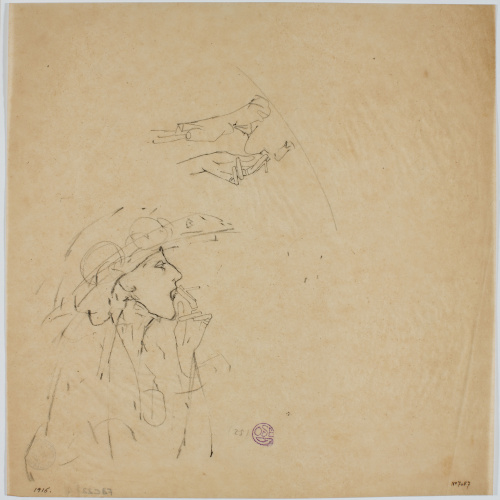 image for: Francesc Xavier Gosé - Dama fumant - Cap a 1912